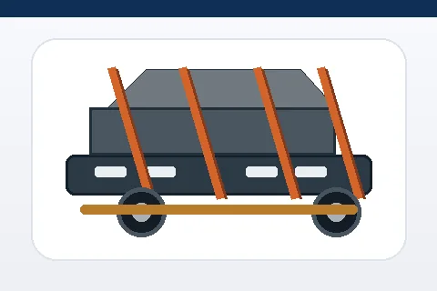 Flatbed securement checklist staged for field inspection and repeat buying.