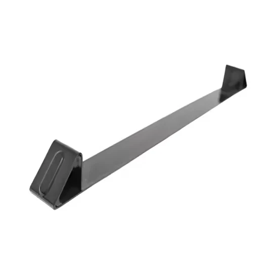 Heavy-duty coil bunk angled product view for flatbed coil support